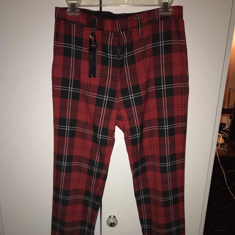 Zara men checkered pants